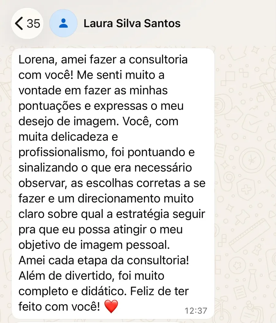 Depoimento de Laura Silva Santos
